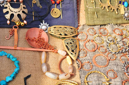 medieval jewelry and amuletsの写真素材