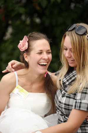 Action Runaway Bride Cosmopolitan 2012, Russia, St. Petersburg のeditorial素材