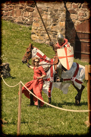 Festival of medieval knighthood  Russian fortress - 2012 