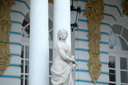 Statue of a beautiful woman の写真素材