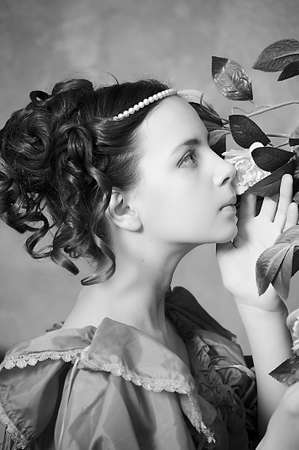 Young victorian lady の写真素材