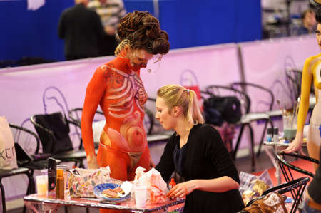 the biggest beauty industry exhibitionのeditorial素材