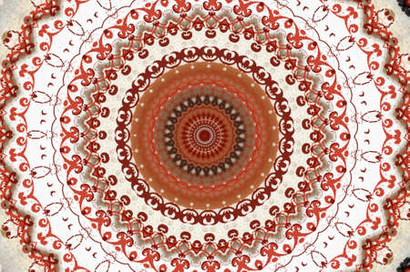 oriental ornament in warm colors