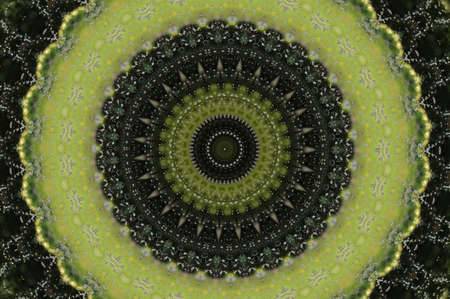 green ornament pattern