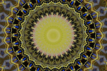 green and yellow pattern