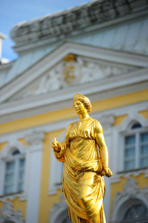 Peterhof Gardens Fountainsの写真素材