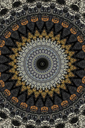 Brown Ethnic ornament