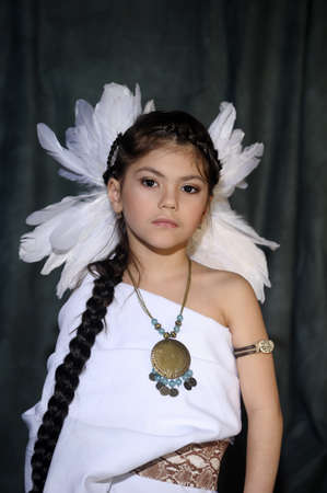 American Indian Girlの写真素材