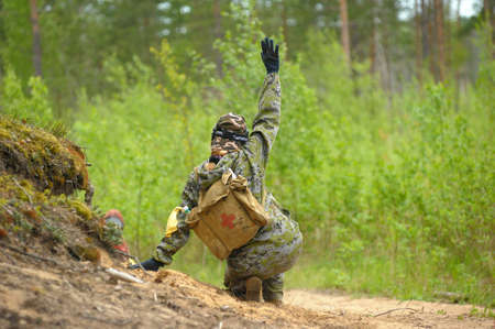 paintball player, paintball tournament, Russia