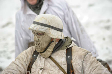 ww2 winter reconstructionのeditorial素材