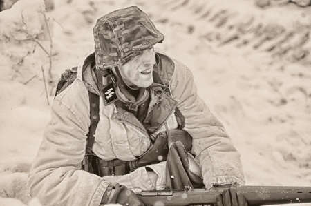 ww2 winter reconstructionのeditorial素材