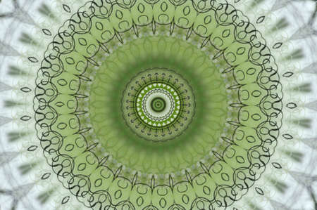 green circular patternの写真素材