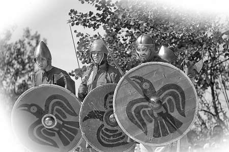 The battle with spearsのeditorial素材