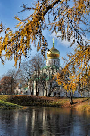 Fiodorovskiy Cathedral in Pushkin, suburb of St petersburg, Russiaのeditorial素材
