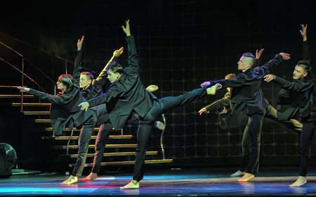 Male ballet performanceのeditorial素材