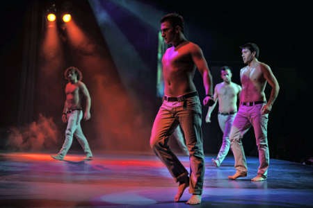 Male ballet performanceのeditorial素材