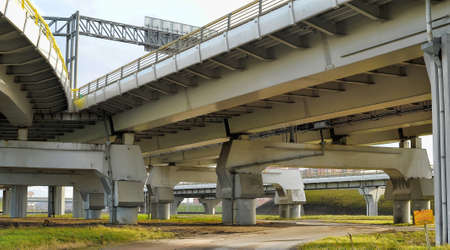 Junction of highways,highway overpass