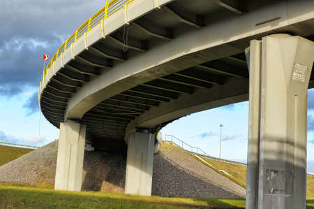 Junction of highways,highway overpass