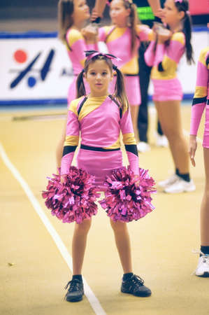 Open Championship Cup St  Petersburg Cheerleadingのeditorial素材