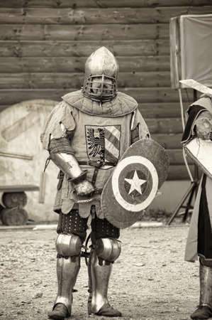 Festival of Military History connoisseurs and lovers of the Middle Agesのeditorial素材