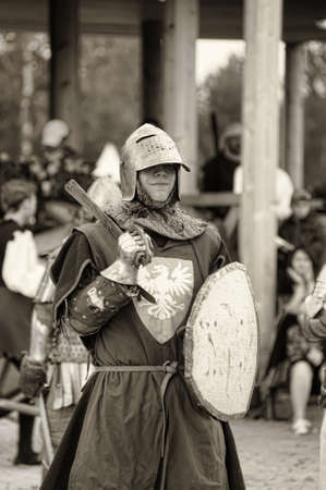 Festival of Military History connoisseurs and lovers of the Middle Agesのeditorial素材