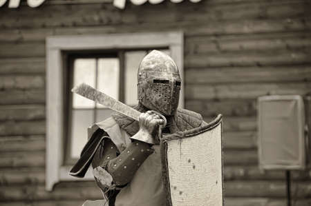 Festival of Military History connoisseurs and lovers of the Middle Agesのeditorial素材