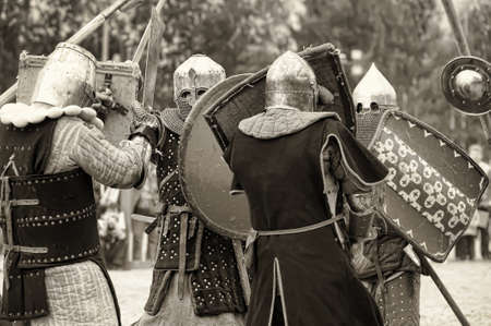 Festival of Military History connoisseurs and lovers of the Middle Agesのeditorial素材