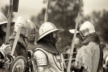 Festival of Military History connoisseurs and lovers of the Middle Agesのeditorial素材