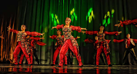 Russian dance performance in St  Petersburg, Russia のeditorial素材