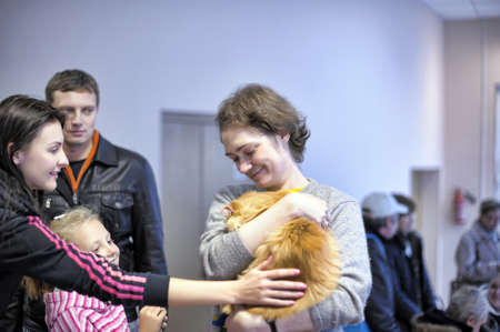 The Way Home - show the distribution of animal shelter Rzhevka, St  Petersburg, Russia のeditorial素材