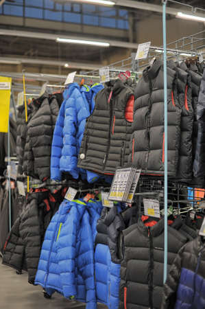 Decathlon sport store shopping in St  Petersburg, Russia のeditorial素材