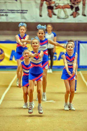 Open Championship Cup St  Petersburg Cheerleading のeditorial素材