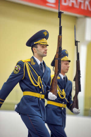 Performance of honor on the day armed of Russian Federation のeditorial素材