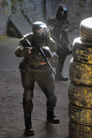 paintball players
