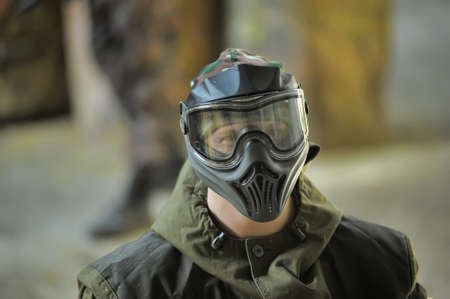 paintball playersのeditorial素材