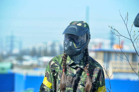 paintball players