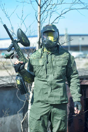 paintball players