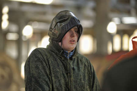 paintball playersのeditorial素材