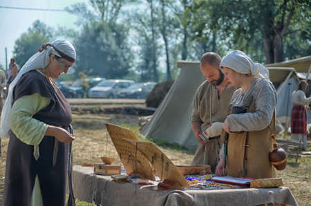 Medieval marketのeditorial素材