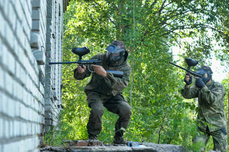 Paintball gameのeditorial素材