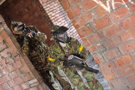 paintball gameのeditorial素材