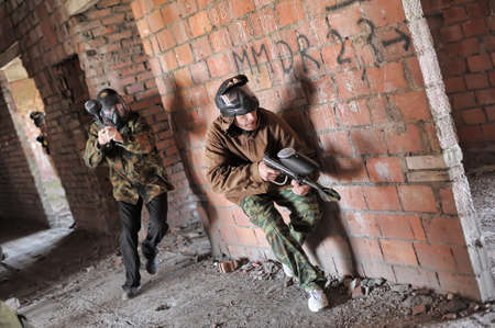 paintball gameのeditorial素材