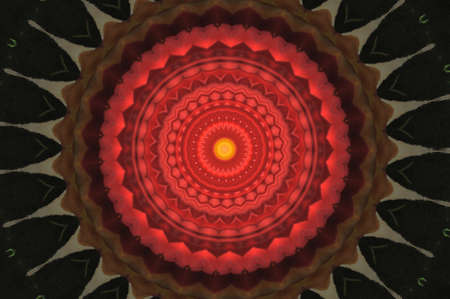 red circular ornament
