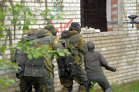 paintball, Russian tournamentのeditorial素材