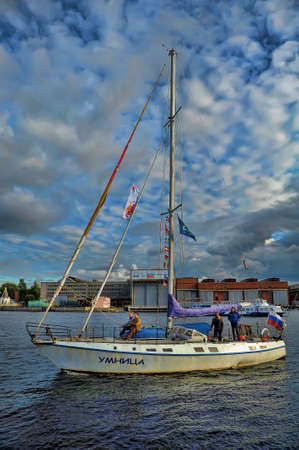 The first St. Petersburg International Maritime Festival.