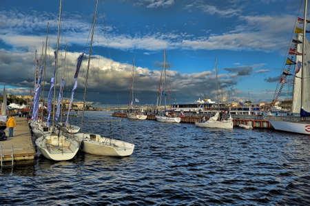 The first St. Petersburg International Maritime Festival.