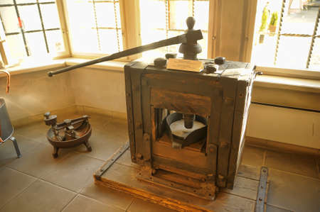 Interior of an ancient drugstoreのeditorial素材