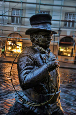 monument chimneysweepの写真素材