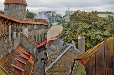Tallinn Estonia Rooftopsのeditorial素材