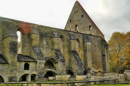St. Brigitta monastery. Established in 1407 as an order of Brigittine monks and nuns - it allowed men and women to work together. Estonia, Tallinnのeditorial素材